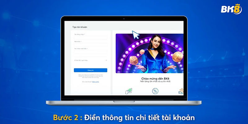 Hướng dẫn đăng ký Bk8 nhanh nhất